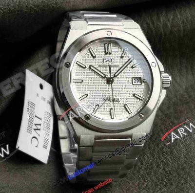 V7 Factory  IWC Ingenieur Automatic 40 White Face Stainless Steel Super Clone Watch